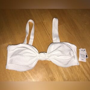 Time &Tru white swim suit top.